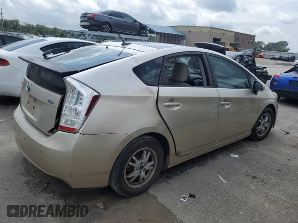 2010 Toyota Prius II with VIN JTDKN3DU1A0244282, listed as a Copart auction lot 66848064 with 236,348 mi miles and Salvage Title. Bid and sale history available at carsss.com. Image 3.