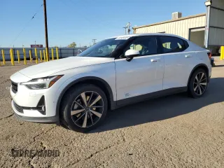 2021 Polestar 2 Launch Edition with VIN LPSED3KA1ML018098, listed as a Copart auction lot 50604005 with 131,142 mi miles and Clean Title. Bid and sale history available at carsss.com. Image 1.