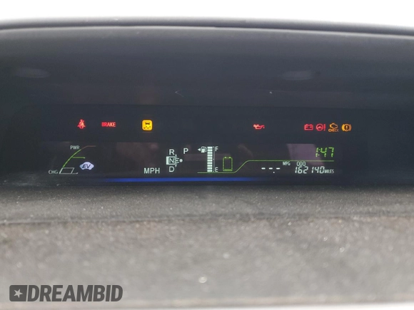 2012 Toyota Prius Two with VIN JTDZN3EUXC3152649, listed as a Copart auction lot 51995235 with 162,140 mi miles and Salvage Title. Bid and sale history available at DreamBid. Image 9.