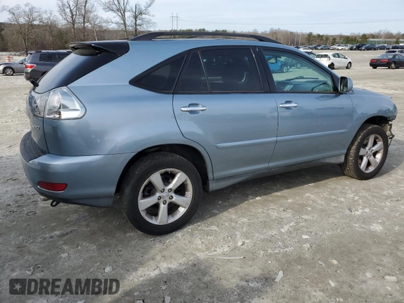 2008 Lexus RX with VIN 2T2HK31UX8C059750, listed as a Copart auction lot 41822825 with 186,805 mi miles and Salvage Title. Bid and sale history available at carsss.com. Image 3.