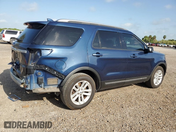 2017 Ford Explorer XLT z VIN 1FM5K7D80HGD53300, wystawiony jako Copart lot #65647824 z przebiegiem 149 204 mil mil oraz Szkoda całkowita • Salvage title. Historia ofert i sprzedaży dostępna na DreamBid. Obrazek 3.
