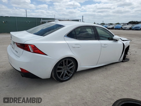 2015 Lexus IS 250 with VIN JTHBF1D21F5067094, listed as a Copart auction lot 53811335 with 115,118 mi miles and Salvage Title. Bid and sale history available at carsss.com. Image 3.