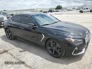 2019 Genesis G70 Advanced with VIN KMTG44LA0KU037450, listed as a Copart auction lot 56333775 with 55,434 mi miles and Clean title. Bid and sale history available at DreamBid. Image 4.