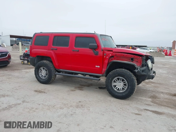 2007 Hummer H3 SUV with VIN 5GTDN13E778150501, listed as a IAAI auction lot 41435427 with 181,185 mi miles. Bid and sale history available at carsss.com. Image 14.