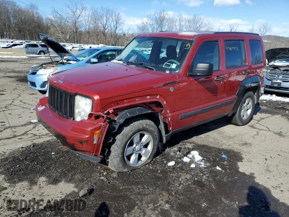 2009 Jeep Liberty Sport with VIN 1J8GN28K19W533009, listed as a Copart auction lot 45673195 with 249,878 mi miles and Salvage Title. Bid and sale history available at DreamBid. Image 1.