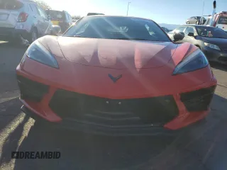2020 Chevrolet Corvette 2LT with VIN 1G1Y72D46L5104435, listed as a Copart auction lot 84253844 with 0 mi miles and Salvage Title. Bid and sale history available at carsss.com. Image 5.