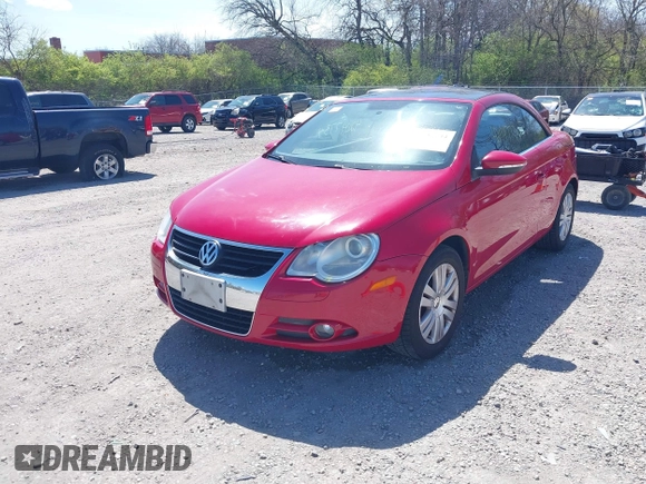 2009 Volkswagen Eos Komfort with VIN WVWBA71F39V008482, listed as a IAAI auction lot 42047734 with 109,307 mi miles and . Bid and sale history available at DreamBid. Image 20.