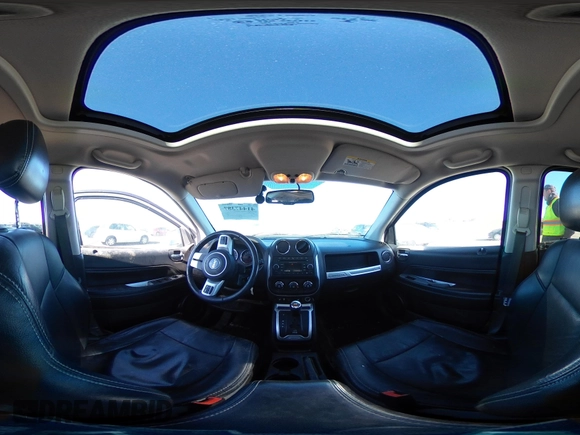 2016 Jeep Compass High Altitude Edition with VIN 1C4NJCEA8GD676091, listed as a IAAI auction lot 41447387 with 120,881 mi miles. Bid and sale history available at carsss.com. Image 18.