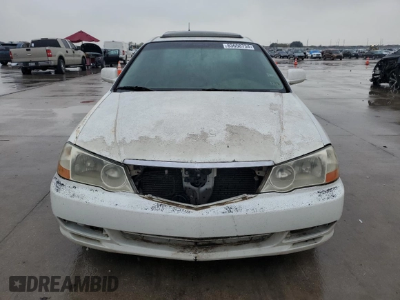 2003 Acura TL w/Navigation System with VIN 19UUA56703A057184, listed as a Copart auction lot 83650734 with 0 mi miles and Clean Title. Bid and sale history available at carsss.com. Image 5.