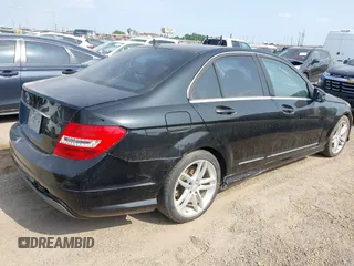 2013 Mercedes-Benz C-Class C 250 Sport with VIN WDDGF4HB8DR296080, listed as a IAAI auction lot 42118476 with 1 mi miles. Bid and sale history available at carsss.com. Image 4.
