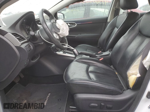 2017 Nissan Sentra SR with VIN 3N1AB7AP4HY221429, listed as a Copart auction lot 47360555 with 42,369 mi miles and Salvage Title. Bid and sale history available at DreamBid. Image 7.