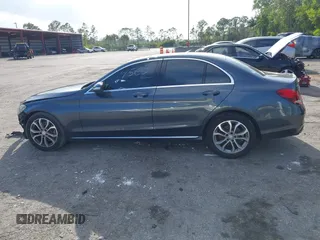 2015 Mercedes-Benz C-Class C 300 with VIN 55SWF4JB7FU084505, listed as a IAAI auction lot 41932523 with 1 mi miles. Bid and sale history available at carsss.com. Image 15.