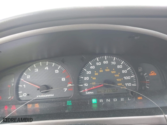 2001 Toyota 4Runner SR5 with VIN JT3GN86R210191592, listed as a IAAI auction lot 41574192 with 217,702 mi miles. Bid and sale history available at carsss.com. Image 7.