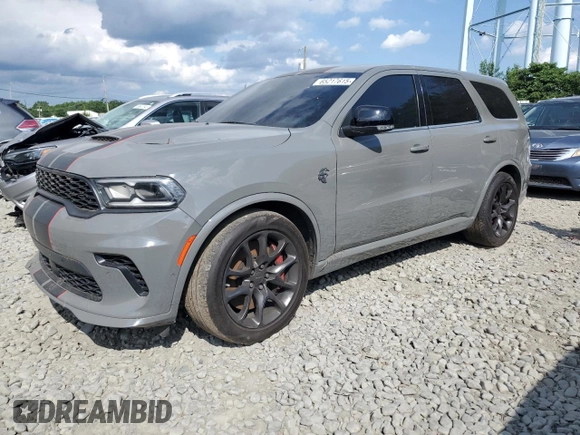 2021 Dodge Durango SRT Hellcat with VIN 1C4SDJH96MC689195, listed as a Copart auction lot 65217615 with Not provided miles and Salvage title. Bid and sale history available at DreamBid. Image 1.
