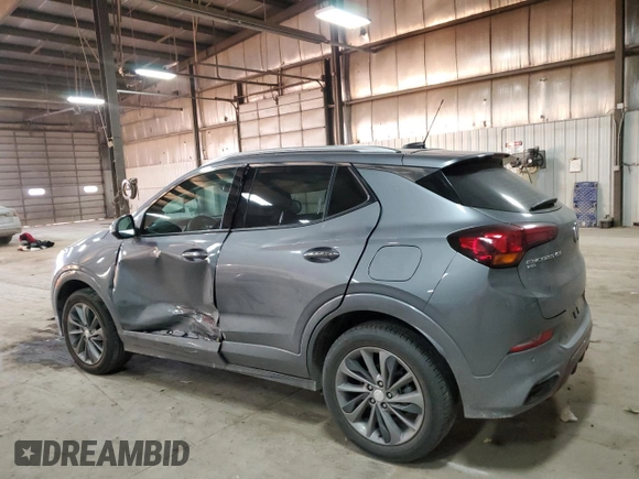 2022 Buick Encore GX Essence with VIN KL4MMGSLXNB018646, listed as a Copart auction lot 88899385 with 15,757 mi miles and Salvage title. Bid and sale history available at DreamBid. Image 2.