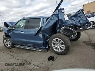 2024 Chevrolet Silverado 1500 LTZ with VIN 1GCUDGEL8RZ150125, listed as a Copart auction lot 48212905 with Not Provided miles and Salvage Title. Bid and sale history available at DreamBid. Image 2.