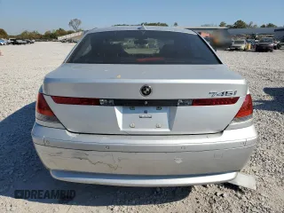 2004 BMW 7 Series 745i with VIN WBAGL63454DP71959, listed as a Copart auction lot 78001354 with Not Provided miles and Salvage Title. Bid and sale history available at DreamBid. Image 6.
