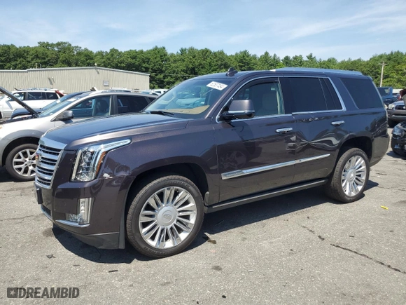2016 Cadillac Escalade Platinum with VIN 1GYS4DKJ4GR322036, listed as a Copart auction lot 62537494 with 105,138 mi miles and Salvage Title. Bid and sale history available at carsss.com. Image 1.