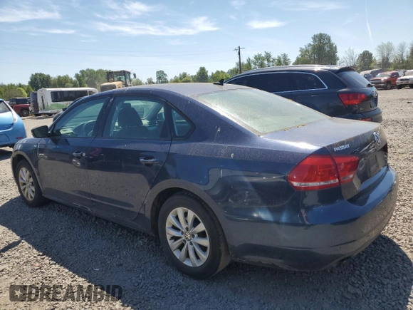 2014 Volkswagen Passat Wolfsburg Edition with VIN 1VWAT7A33EC083021, listed as a Copart auction lot 56015745 with Not provided miles and Clean title. Bid and sale history available at DreamBid. Image 2.
