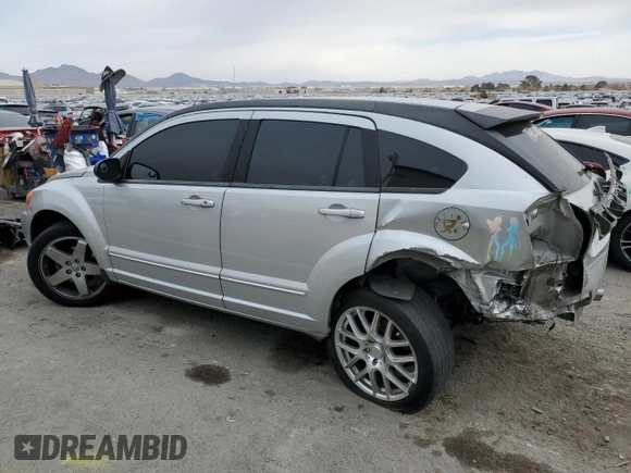 2008 Dodge Caliber R/T with VIN 1B3HB78K28D503675, listed as a Copart auction lot 42827395 with 161,960 mi miles and Salvage Title. Bid and sale history available at DreamBid. Image 2.