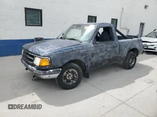 1995 Ford Ranger Splash z VIN 1FTCR10A4SPB13204, wystawiony jako Copart lot #61086185 z przebiegiem 186 153 mil mil oraz Czysty tytuł • Clean title. Historia ofert i sprzedaży dostępna na DreamBid. Obrazek 1.