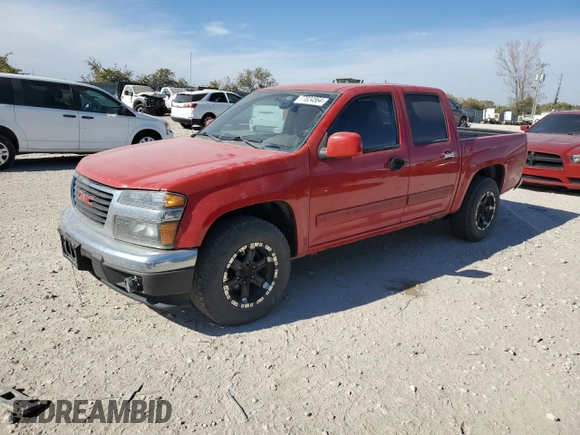2012 GMC Canyon SLE1 with VIN 1GTD5MFE5C8105281, listed as a Copart auction lot 77024564 with 209,331 mi miles and Clean Title. Bid and sale history available at carsss.com. Image 1.