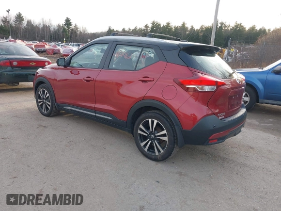 2020 Nissan Kicks SR with VIN 3N1CP5DV0LL563782, listed as a IAAI auction lot 41144161 with 89,285 mi miles. Bid and sale history available at carsss.com. Image 3.