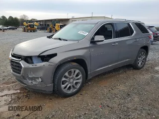 2018 Chevrolet Traverse Premier with VIN 1GNERKKW4JJ126308, listed as a Copart auction lot 50246435 with 0 mi miles and Salvage Title. Bid and sale history available at carsss.com. Image 1.