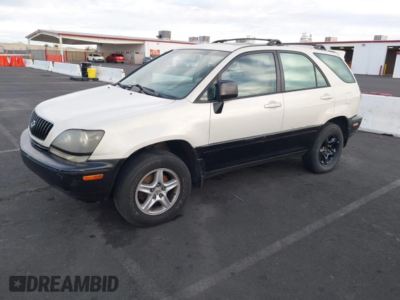 2000 Lexus RX 300 with VIN JT6GF10U2Y0068566, listed as a IAAI auction lot 41636344 with 279,388 mi miles. Bid and sale history available at carsss.com. Image 2.