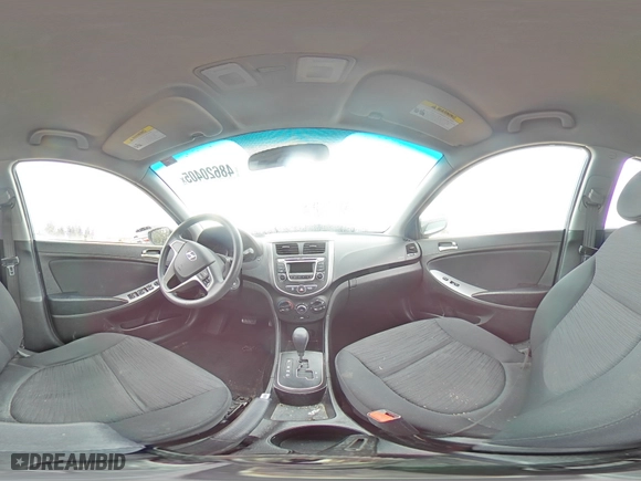 2017 Hyundai Accent SE with VIN KMHCT5AE8HU346972, listed as a Copart auction lot 48620405 with 108,450 mi miles and Salvage Title. Bid and sale history available at carsss.com. Image 13.