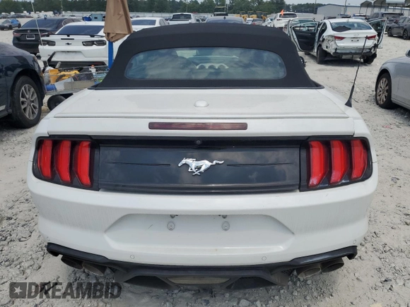 2020 Ford Mustang EcoBoost z VIN 1FATP8UH6L5101242, wystawiony jako Copart lot #63763125 z przebiegiem 62 718 mil mil oraz Czysty tytuł • Clean title. Historia ofert i sprzedaży dostępna na DreamBid. Obrazek 6.