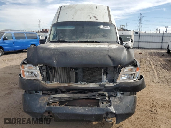 2021 Nissan NV Cargo SV with VIN 1N6AF0LYXMN805479, listed as a Copart auction lot 56770555 with 119,268 mi miles and Salvage title. Bid and sale history available at DreamBid. Image 5.