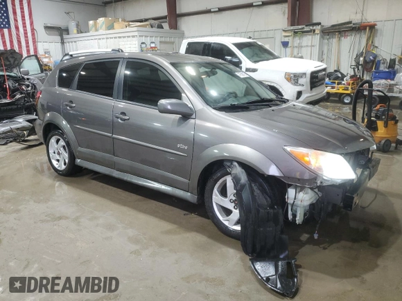 2007 Pontiac Vibe with VIN 5Y2SL65857Z432980, listed as a Copart auction lot 47569125 with 80,797 mi miles and Salvage Title. Bid and sale history available at carsss.com. Image 4.