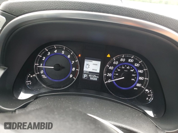 2017 Infiniti QX70 z VIN JN8CS1MW9HM416018, wystawiony jako Copart lot #60274225 z przebiegiem 45 125 mil mil oraz Szkoda całkowita • Salvage title. Historia ofert i sprzedaży dostępna na DreamBid. Obrazek 9.