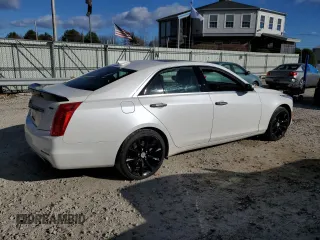 2016 Cadillac CTS with VIN 1G6AZ5SS8G0197616, listed as a Copart auction lot 80515554 with 61,355 mi miles and Salvage Title. Bid and sale history available at DreamBid. Image 3.
