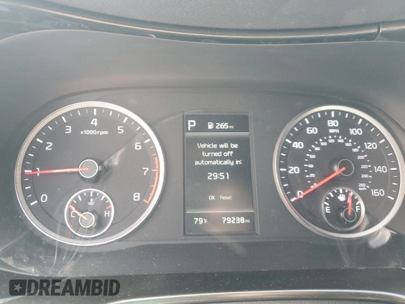 2022 Kia K5 GT with VIN 5XXG44J80NG150016, listed as a Copart auction lot 49408325 with 79,238 mi miles and Non Repairable. Bid and sale history available at carsss.com. Image 9.