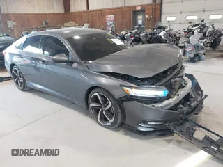 2019 Honda Accord Sport with VIN 1HGCV1F3XKA135779, listed as a IAAI auction lot 42558942 with 114,516 mi miles and . Bid and sale history available at DreamBid. Image 1.