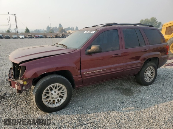2002 Jeep Grand Cherokee Limited with VIN 1J4GX58S82C230247, listed as a Copart auction lot 73573554 with 160,357 mi miles and Salvage Title. Bid and sale history available at DreamBid. Image 1.