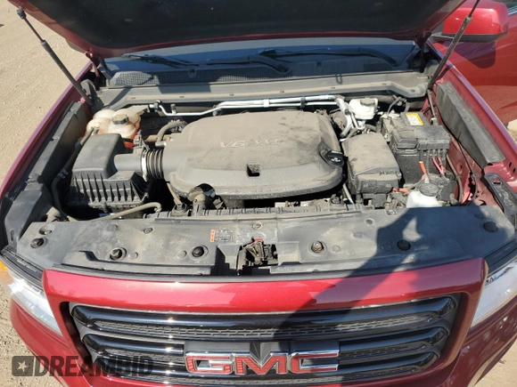 2020 GMC Canyon 4WD SLE with VIN 1GTG6CEN8L1172097, listed as a Copart auction lot 75794664 with 57,814 mi miles and Salvage Title. Bid and sale history available at carsss.com. Image 11.