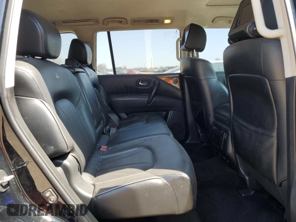 2012 Infiniti QX56 8-passenger with VIN JN8AZ2NC6C9317021, listed as a Copart auction lot 53662655 with 182,437 mi miles and Clean Title. Bid and sale history available at carsss.com. Image 11.