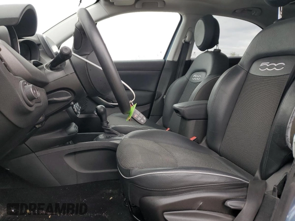 2018 FIAT 500X Urbana Edition with VIN ZFBCFXCB8JP653463, listed as a Copart auction lot 41376325 with 57,418 mi miles and Salvage Title. Bid and sale history available at carsss.com. Image 7.