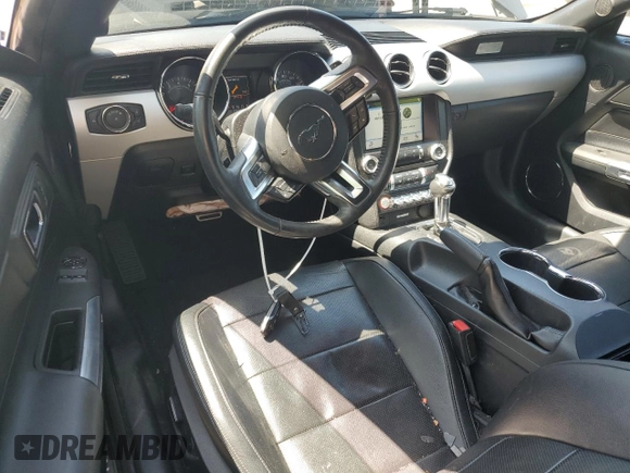 2017 Ford Mustang EcoBoost with VIN 1FA6P8TH9H5217623, listed as a Copart auction lot 52558825 with 81,796 mi miles and Salvage Title. Bid and sale history available at DreamBid. Image 8.