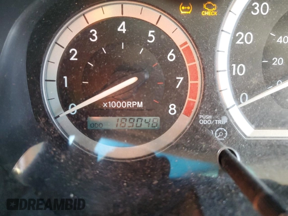 2005 Toyota Sienna LE with VIN 5TDBA23C15S048442, listed as a Copart auction lot 42983965 with 189,048 mi miles and Salvage Title. Bid and sale history available at carsss.com. Image 9.