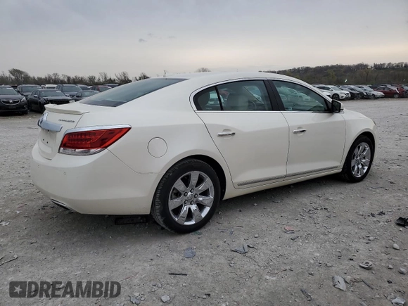 2012 Buick LaCrosse Premium 1 with VIN 1G4GD5E34CF304657, listed as a Copart auction lot 50145805 with 90,982 mi miles and Salvage Title. Bid and sale history available at carsss.com. Image 3.