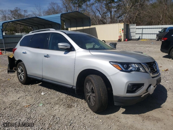 2018 Nissan Pathfinder SL with VIN 5N1DR2MM5JC628566, listed as a Copart auction lot 49221405 with 86,377 mi miles and Salvage Title. Bid and sale history available at carsss.com. Image 4.