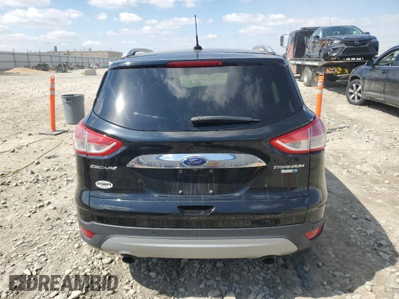 2016 Ford Escape Titanium with VIN 1FMCU9JX0GUB20882, listed as a Copart auction lot 52717795 with 93,774 mi miles and Non Repairable. Bid and sale history available at carsss.com. Image 6.