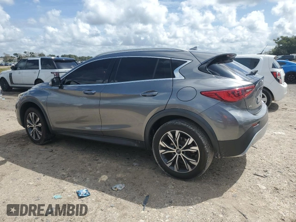 2018 Infiniti QX30 Premium with VIN SJKCH5CR5JA045165, listed as a Copart auction lot 70589234 with 85,595 mi miles and Non Repairable. Bid and sale history available at carsss.com. Image 2.