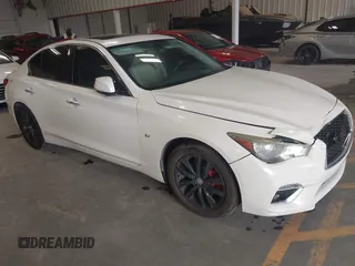2015 Infiniti Q50 with VIN JN1BV7AP0FM347685, listed as a IAAI auction lot 42690285 with 126,957 mi miles and . Bid and sale history available at DreamBid. Image 1.