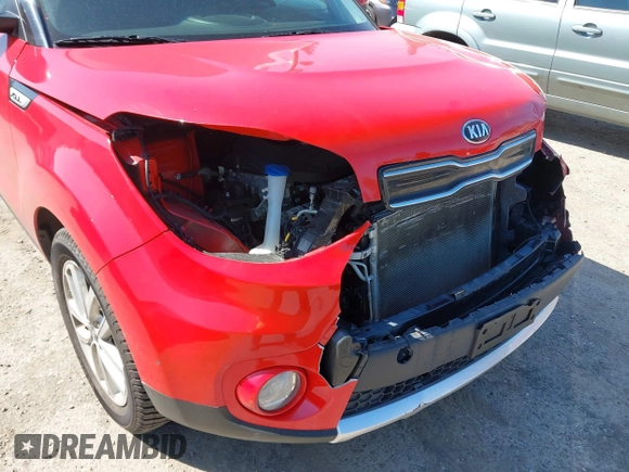 2018 Kia Soul + with VIN KNDJP3A56J7562327, listed as a IAAI auction lot 42014736 with 34,260 mi miles. Bid and sale history available at carsss.com. Image 6.