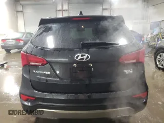 2018 Hyundai Santa Fe 2.4L with VIN 5NMZUDLB6JH081183, listed as a Copart auction lot 83575314 with 145,687 mi miles and Salvage title. Bid and sale history available at DreamBid. Image 6.